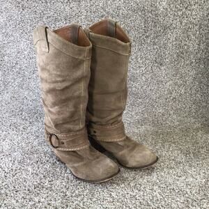 Steve Madden leather boots size 8 P-Diablo